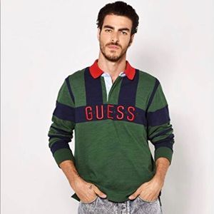 New Guess ‘81 Caleb Rugby Shirt